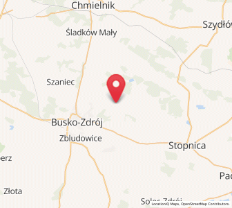Map of Widuchowa, Świętokrzyskie