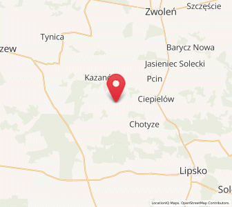 Map of Wielgie, Mazovia