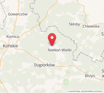 Map of Wielka Wieś, Świętokrzyskie
