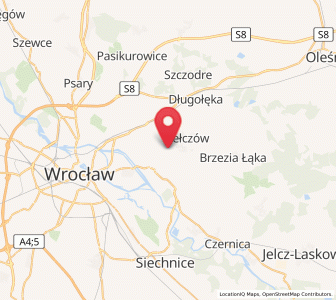 Map of Wilczyce, Lower Silesia