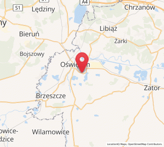 Map of Zaborze, Lesser Poland