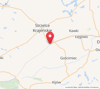 Map of Zwierzyń, Lubusz