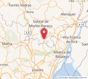 Map of Arranhó, Lisbon