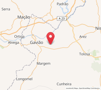 Map of Atalaia, Portalegre