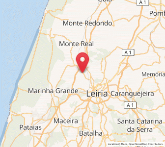 Map of Barreiros, Leiria