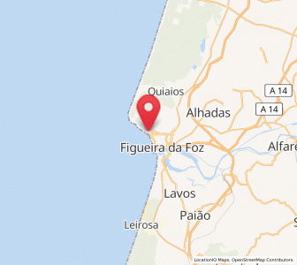 Map of Buarcos, Coimbra