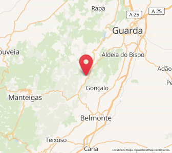 Map of Famalicão, Guarda