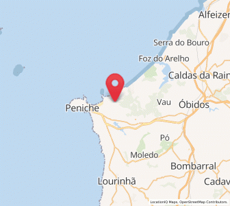 Map of Ferrel, Leiria