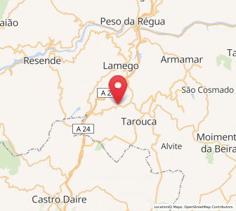 Map of Lalim, Viseu