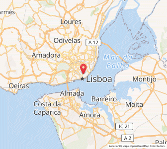 Map of Lisbonne, Lisbon