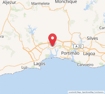 Map of Mexilhoeira Grande, Faro