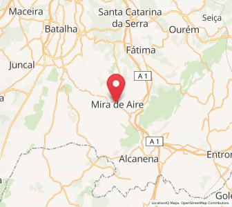 Map of Mira, Leiria