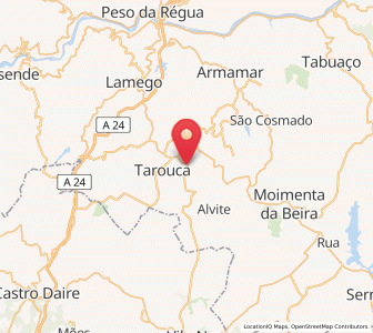 Map of Mondim da Beira, Viseu