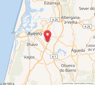 Map of Oliveirinha, Aveiro