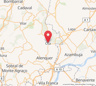 Map of Ota, Lisbon