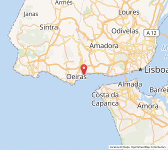 Map of Paço de Arcos, Lisbon