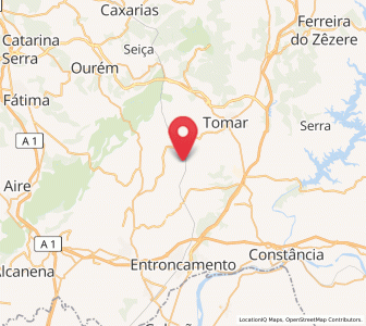 Map of Paialvo, Santarém