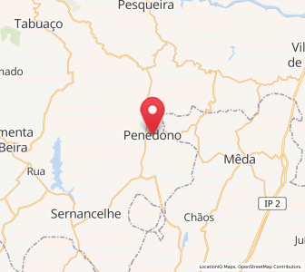 Map of Penedono, Viseu
