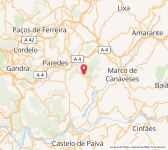 Map of Perafita, Porto
