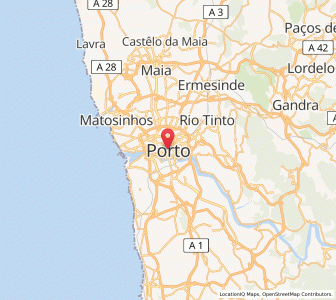 Map of Porto, Porto