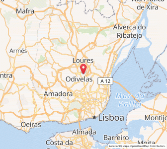 Map of Póvoa de Santo Adrião, Lisbon