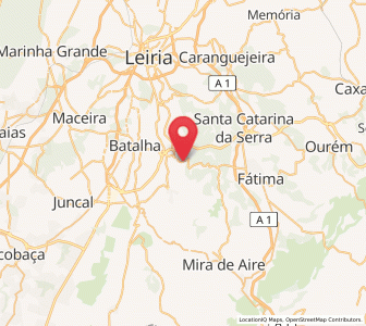 Map of Reguengo do Fetal, Leiria