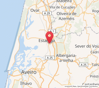 Map of Salreu, Aveiro