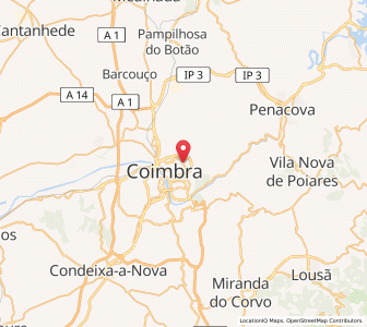 Map of Santo António dos Olivais, Coimbra