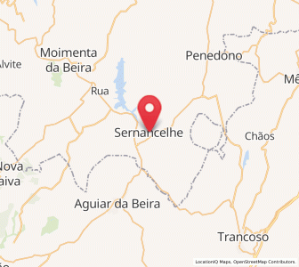 Map of Sernancelhe, Viseu