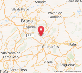 Map of Taipas, Braga