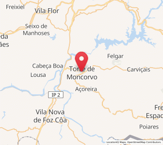 Map of Torre de Moncorvo, Bragança
