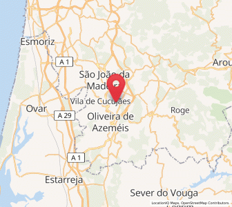 Map of Vila Chã, Aveiro