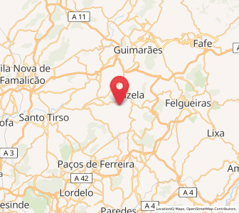 Map of Vilarinho, Porto