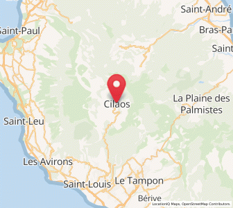 Carte : Cilaos, Réunion
