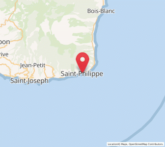 Carte : Saint-Philippe, Réunion