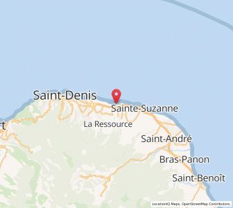Map of Sainte-Marie, Réunion
