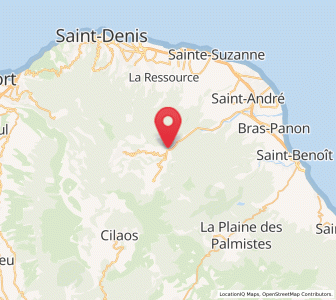 Carte : Salazie, Réunion