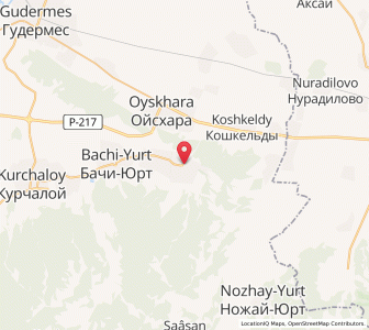 Map of Alleroy, Chechnya