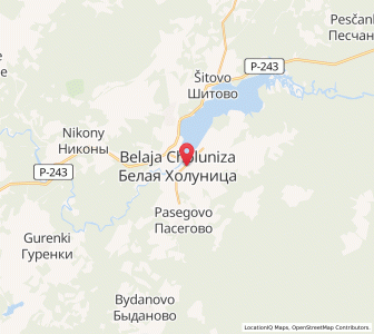 Map of Belaïa Kholounitsa, Kirov Oblast