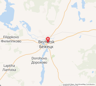 Map of Bejetsk, Tver Oblast