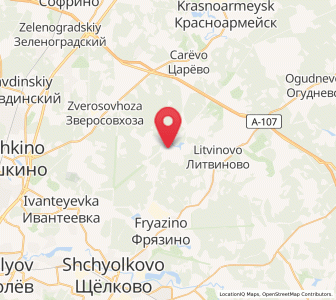 Map of Bogoslovo, Moscow Oblast