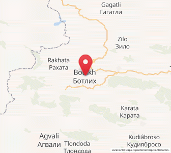 Map of Botlikh, Dagestan