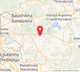Map of Chornoye, Moscow Oblast