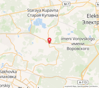 Map of Elektroougli, Moscow Oblast