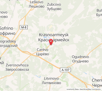 Map of Krasnoarmeïsk, Moscow Oblast