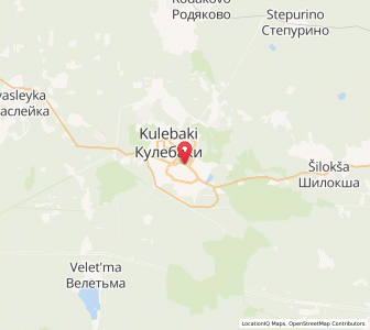 Map of Koulebaki, Nizhny Novgorod Oblast