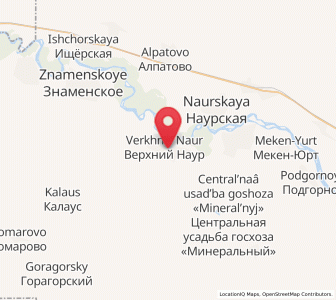 Map of Lakkha Nëvre, Chechnya