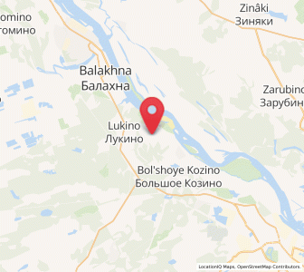 Map of Maloye Kozino, Nizhny Novgorod Oblast