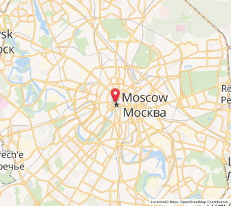 Map of Moscou, Moscow