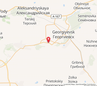 Map of Nezlobnaya, Stavropol Kray